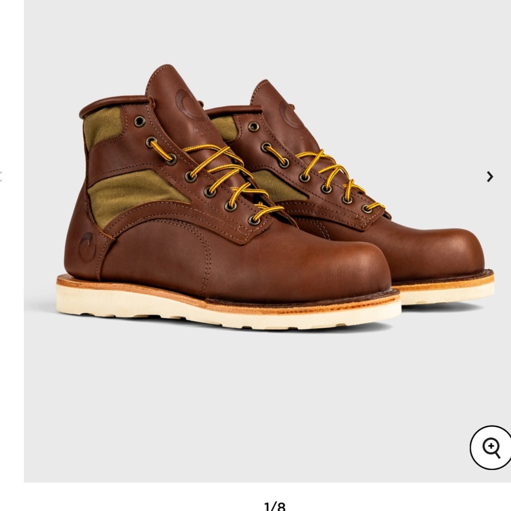 Origin men’s THE CORONADO 6 INCH HYBRID BOOT - Amber , 12 regular - Picture 16 of 17